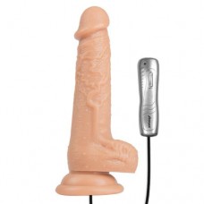 18 cm 6 mod titreşimli realistik dildo