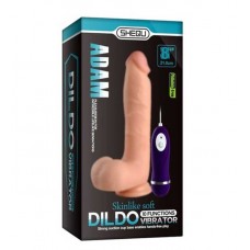 7 mod Titreşimli gerçekci Realistik Dildo 21 cm